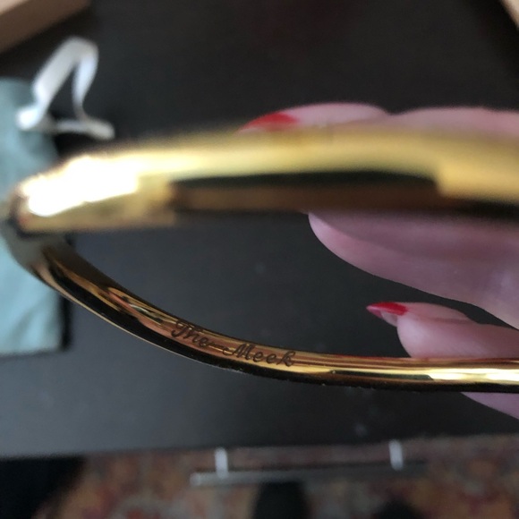 Gold Bangle Bracelet - Picture 2 of 3
